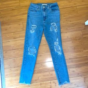 LEVIS 721 HIGH RISE ANKLE SKINNY WOMEN'S JEANS